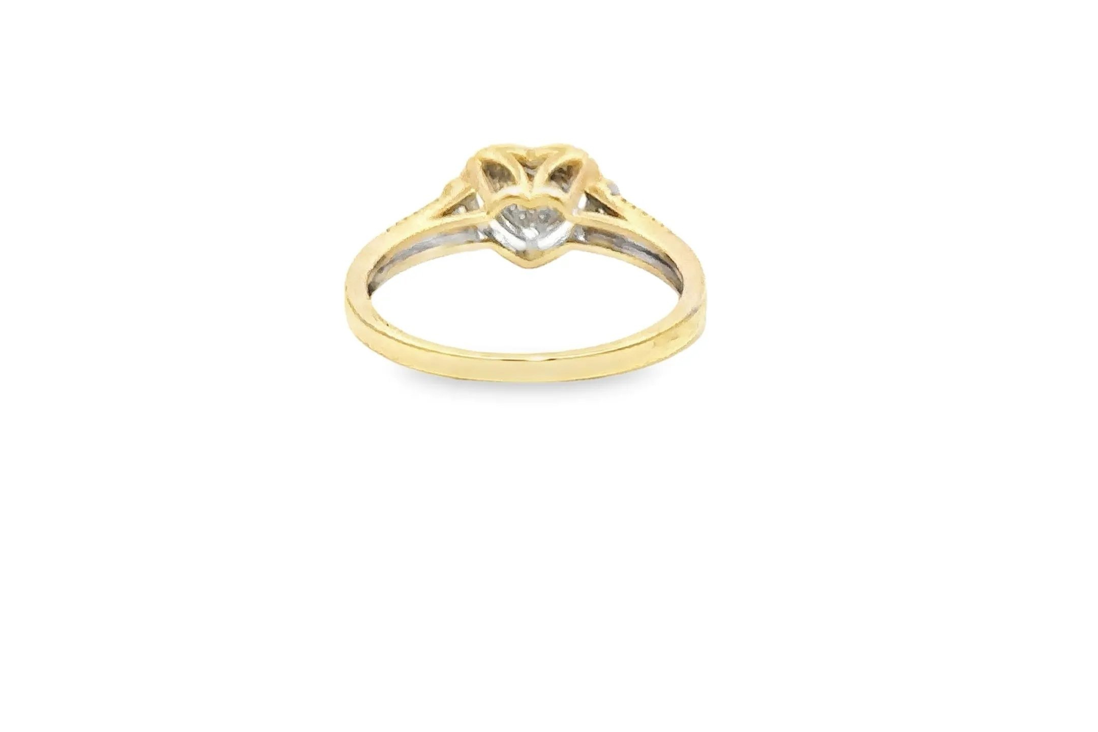 10K Gold 0.17 CTW Diamond Ring