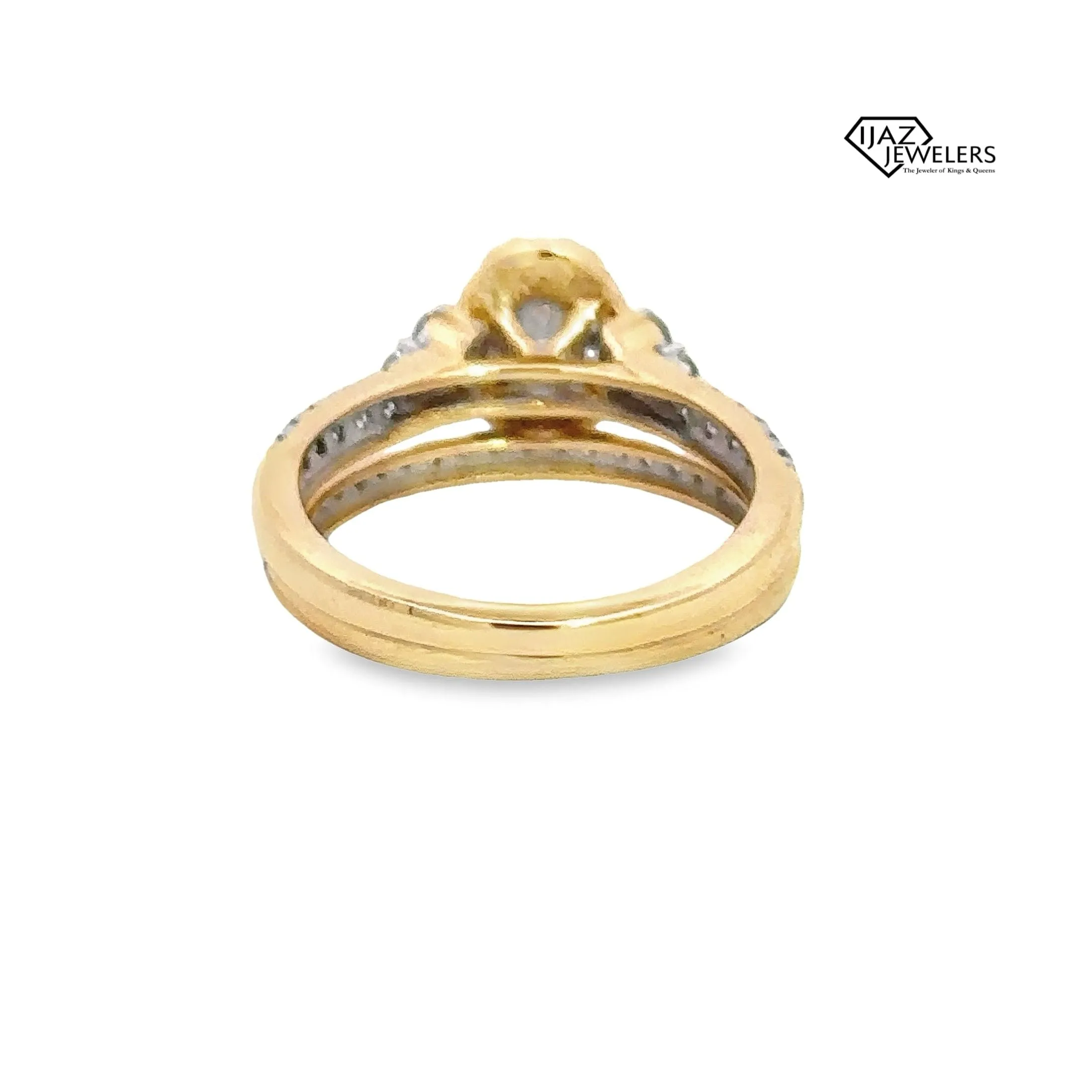 14K Gold 1.00 CTW Diamond Ladies Wedding Set