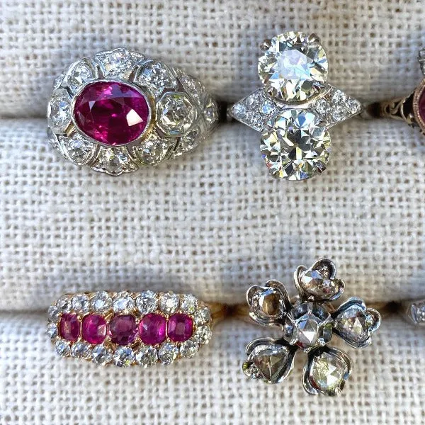 Art Deco Ruby & Diamond Ring