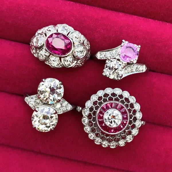 Art Deco Ruby & Diamond Ring