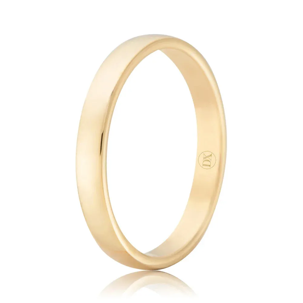 Barrel 2mm - 9ct Yellow Gold