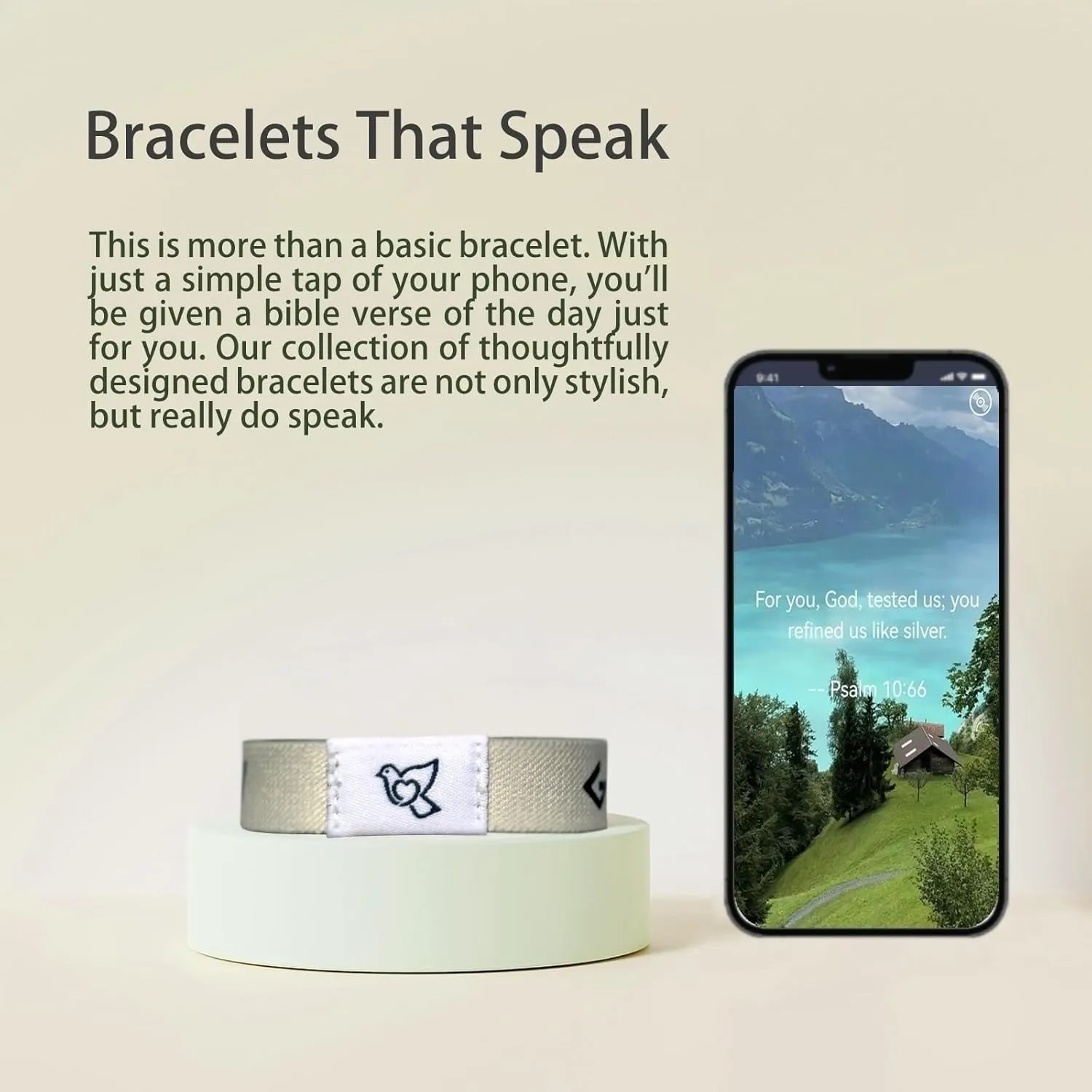 Daily Bible Verse BraceletBible Verse Bracelets With NFC,Wearable Bible Bracelet,christian daily bible verse bracelet,Christian Bible Gifts For Men Women