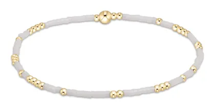 E Newton Hope Unwritten Bracelets - White