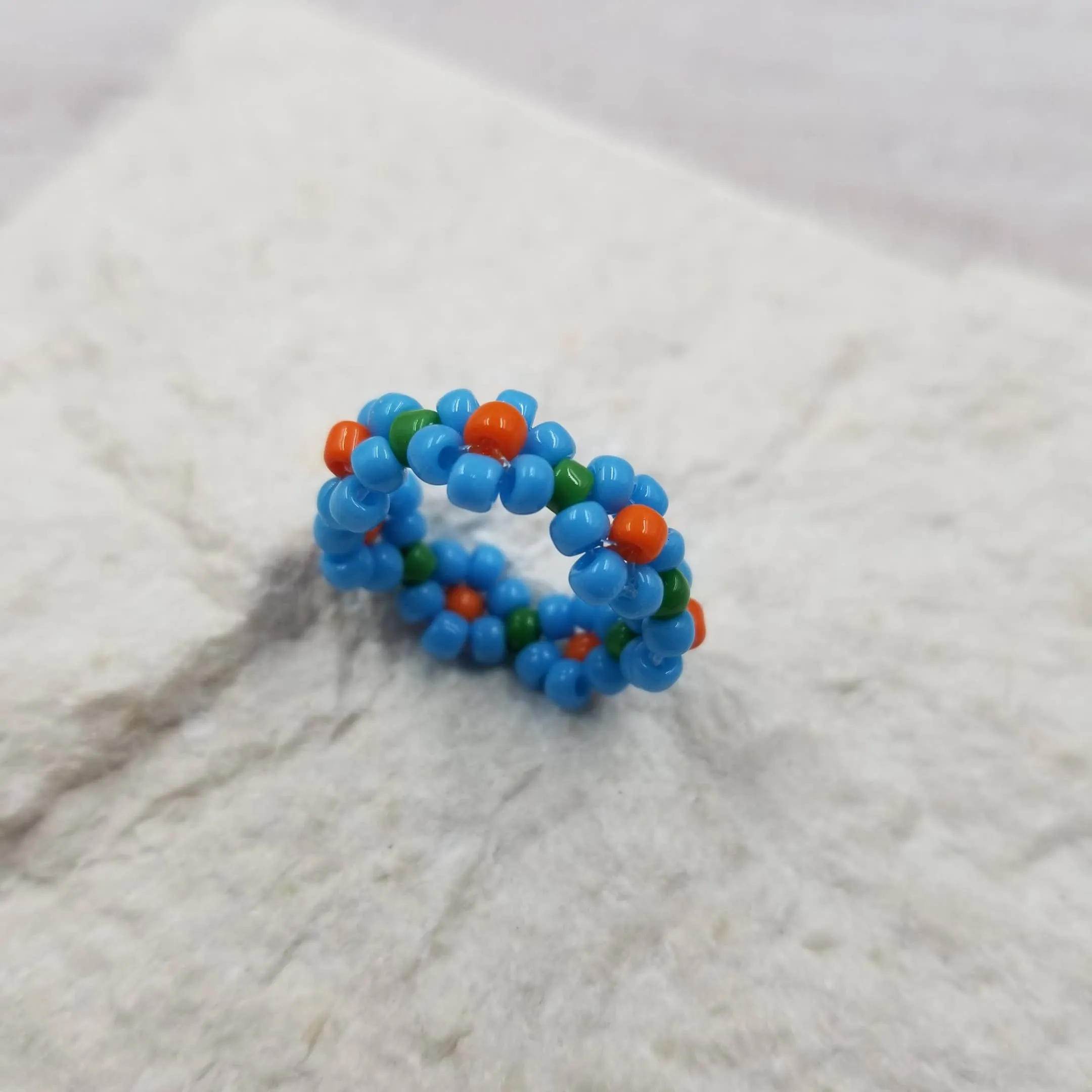 Elastic Flower Rings
