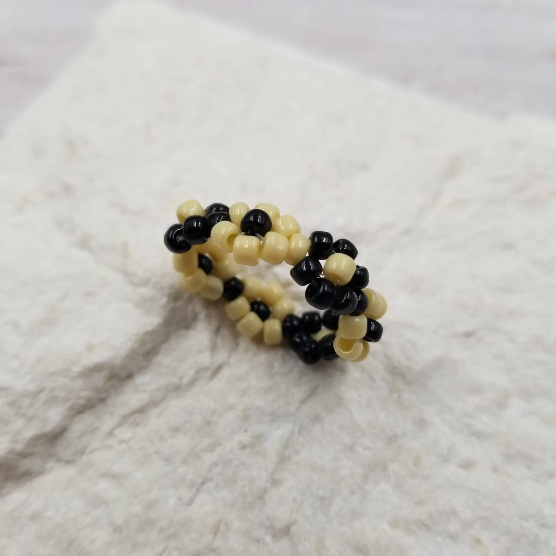 Elastic Flower Rings