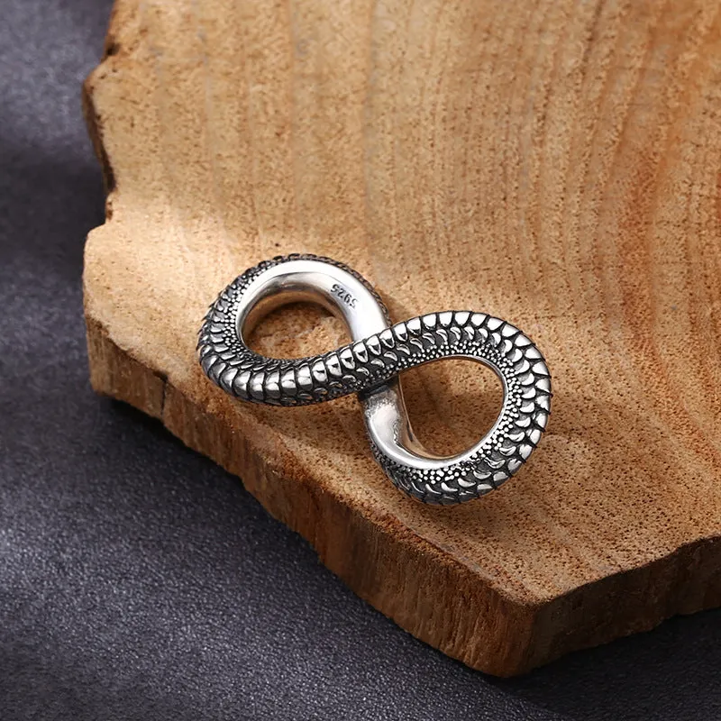 Fashion Sterling Silver Infinite Pendant