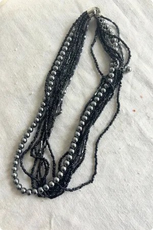 Glass bead necklace