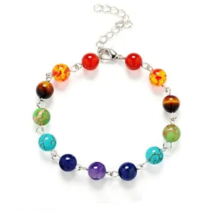 Grounding 7 Chakra Bracelet