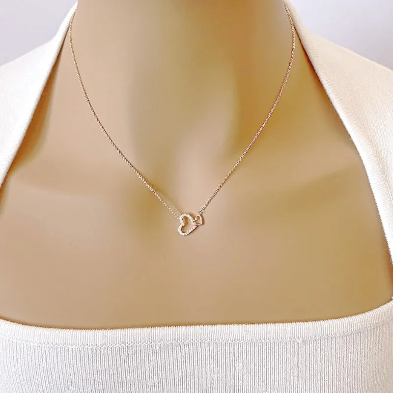 Heart Cubic Zirconia Necklace