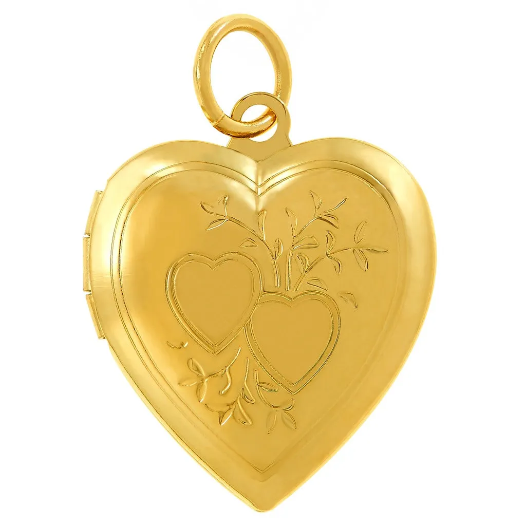 Heart Locket, Double Heart Design