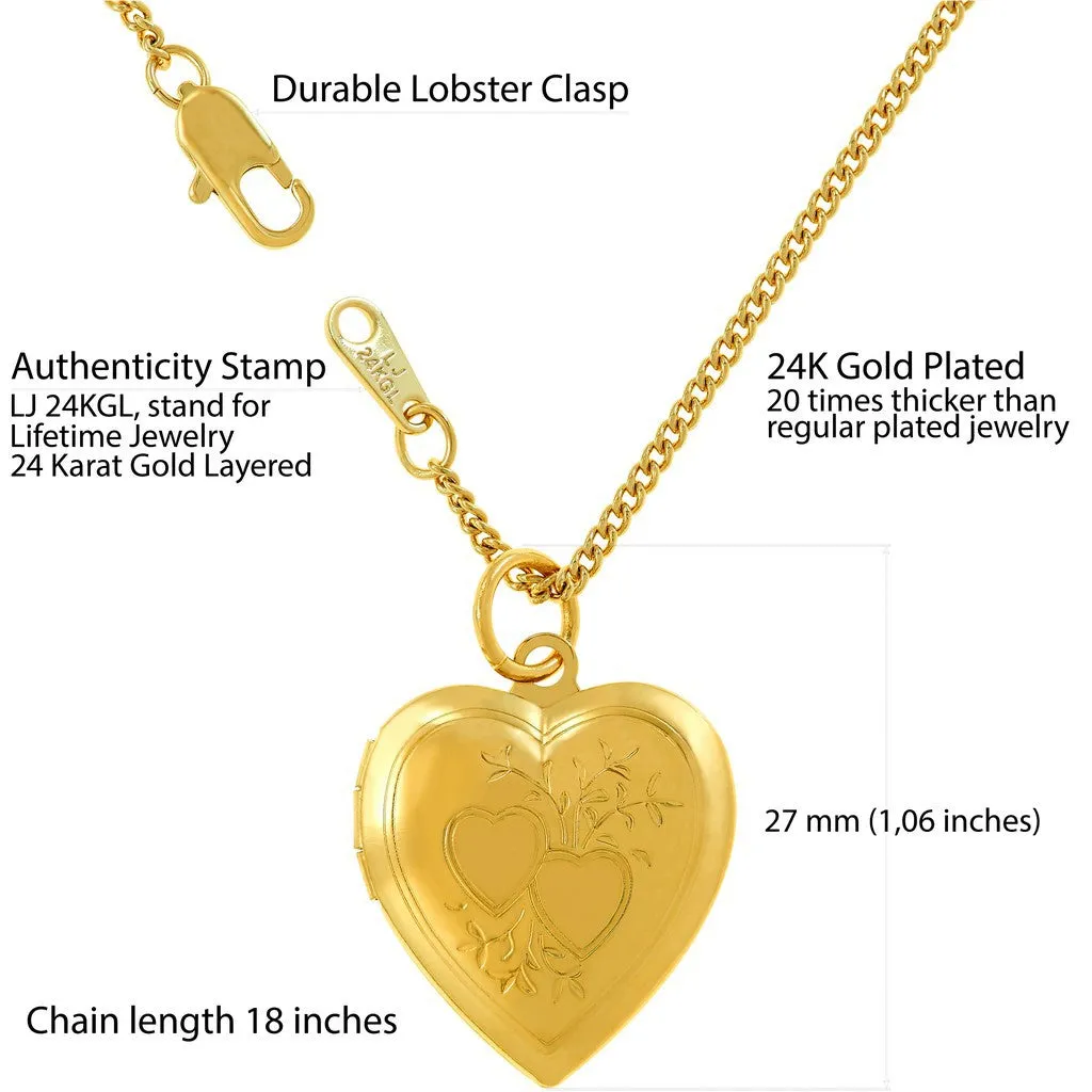 Heart Locket, Double Heart Design