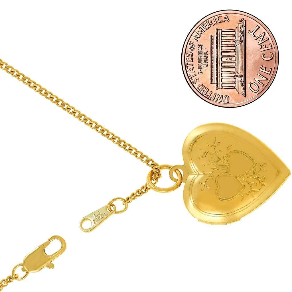Heart Locket, Double Heart Design