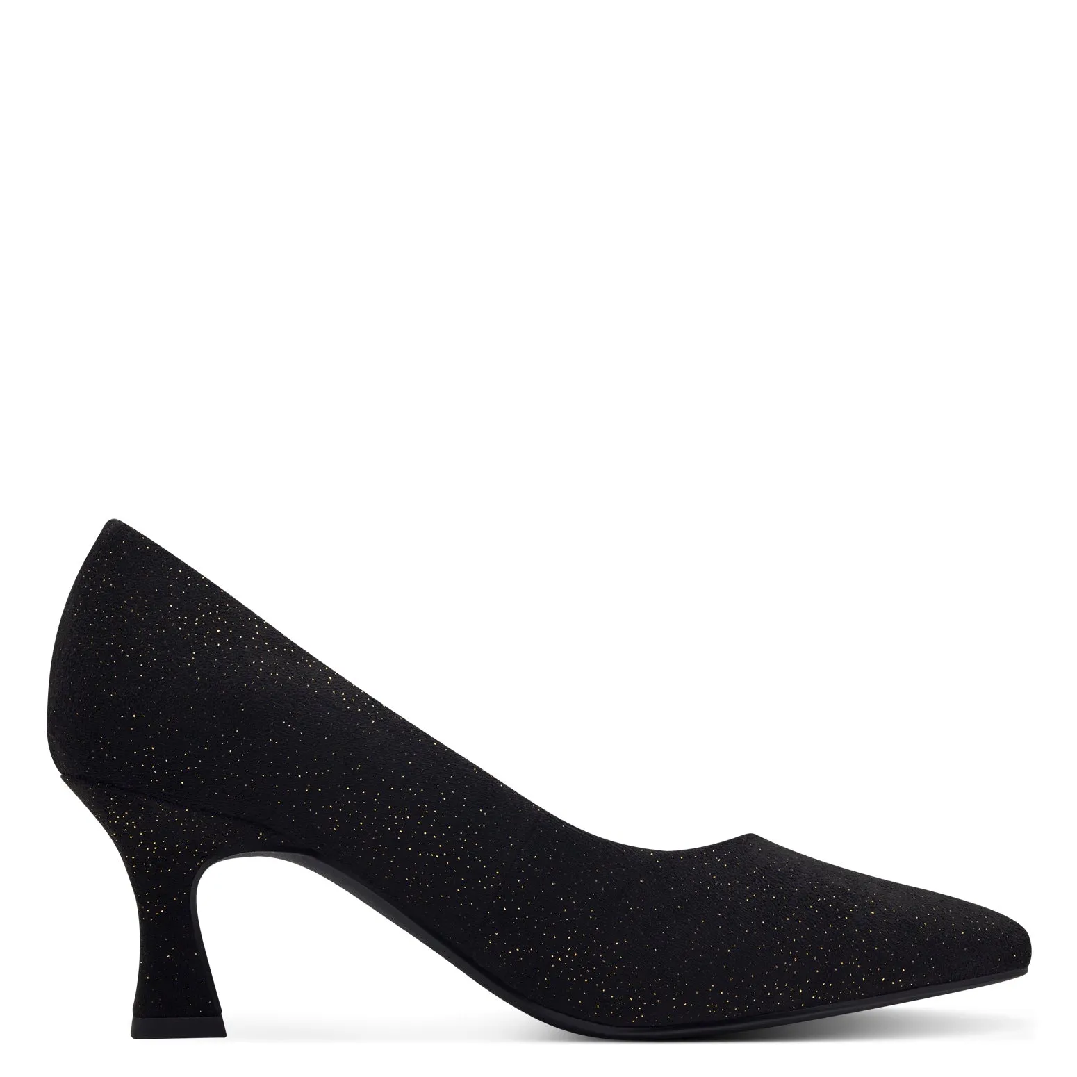 Marco Tozzi Womens Black/Gold Heel - 2-22400-43