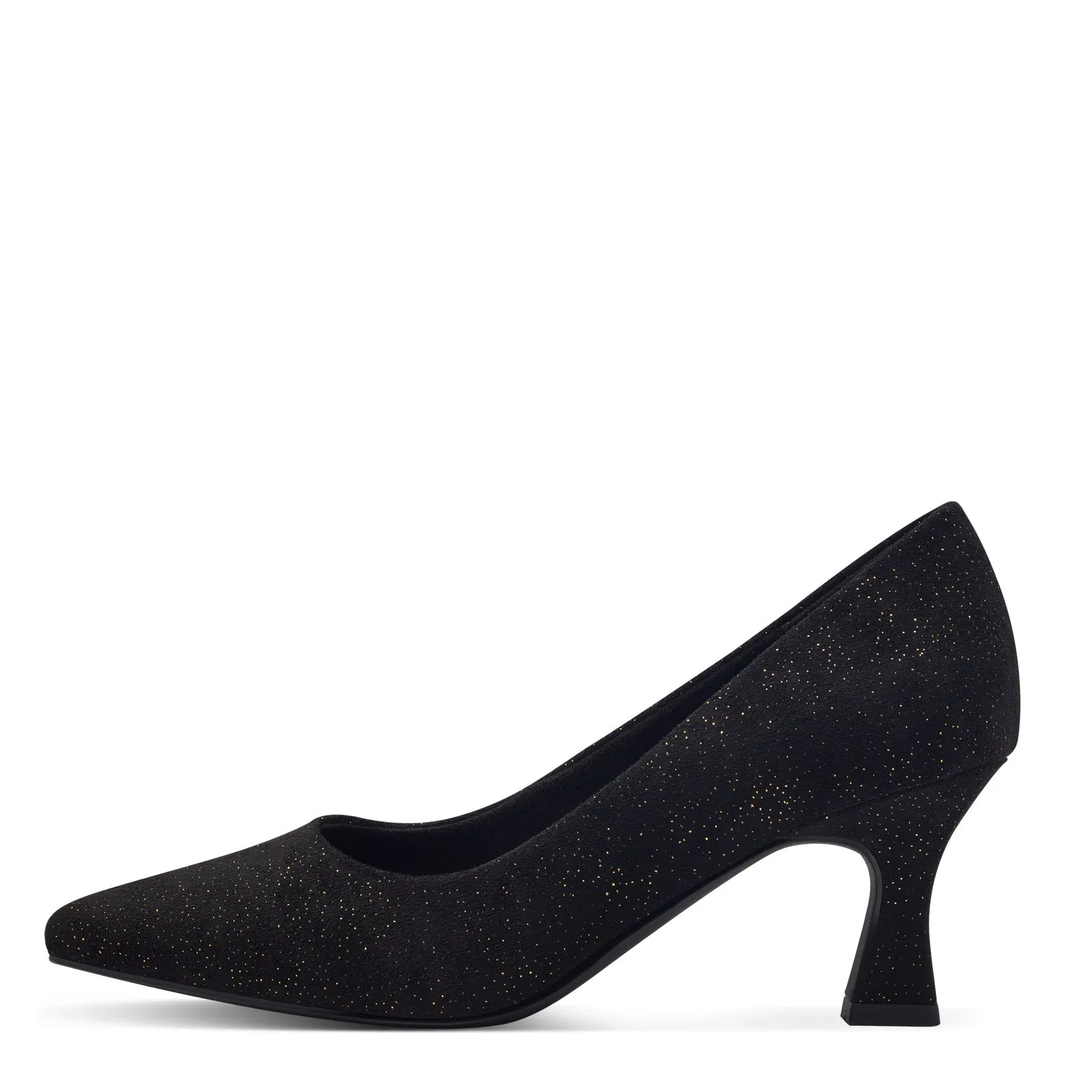 Marco Tozzi Womens Black/Gold Heel - 2-22400-43