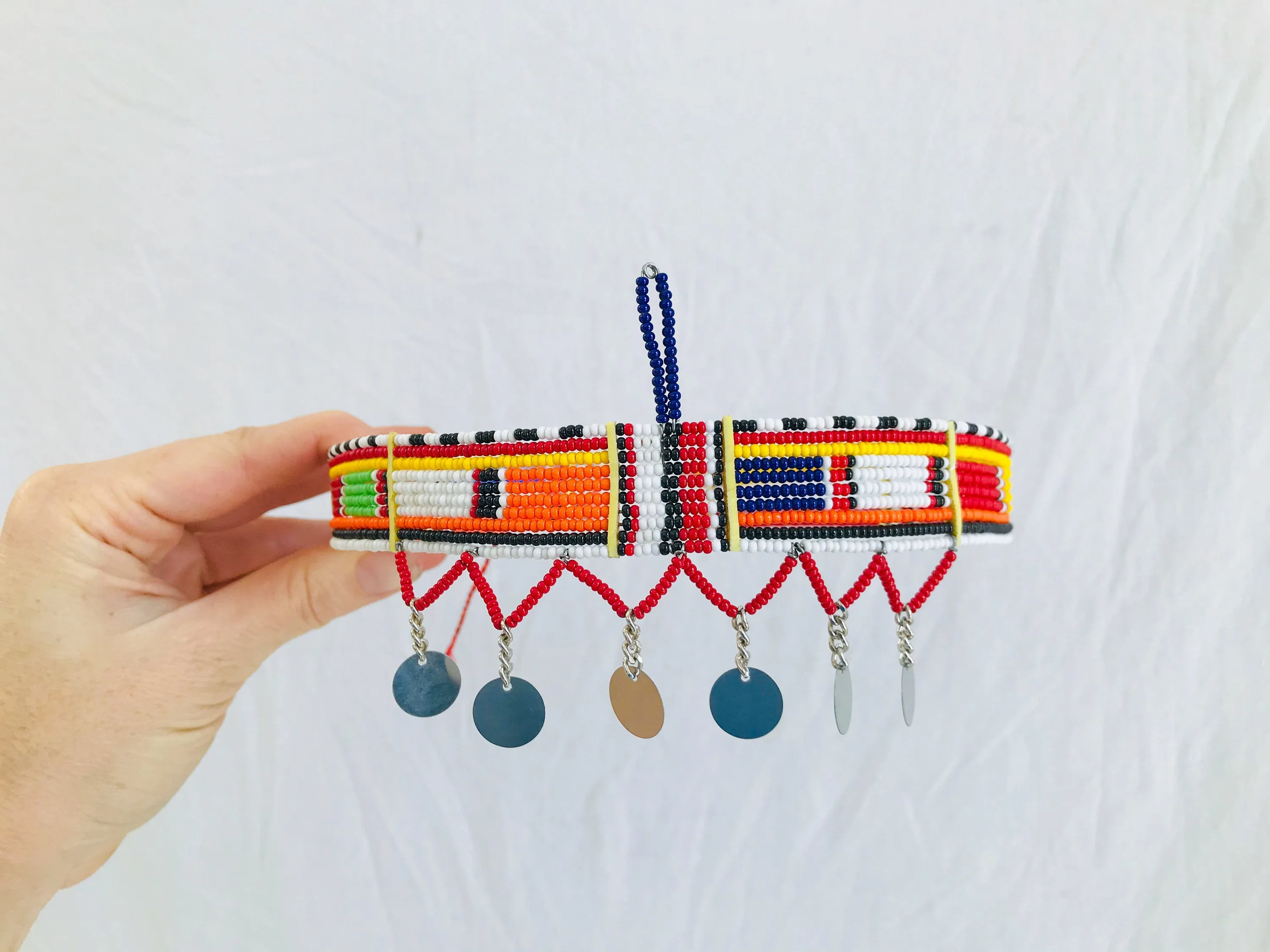 Masaai Beaded Choker Necklace