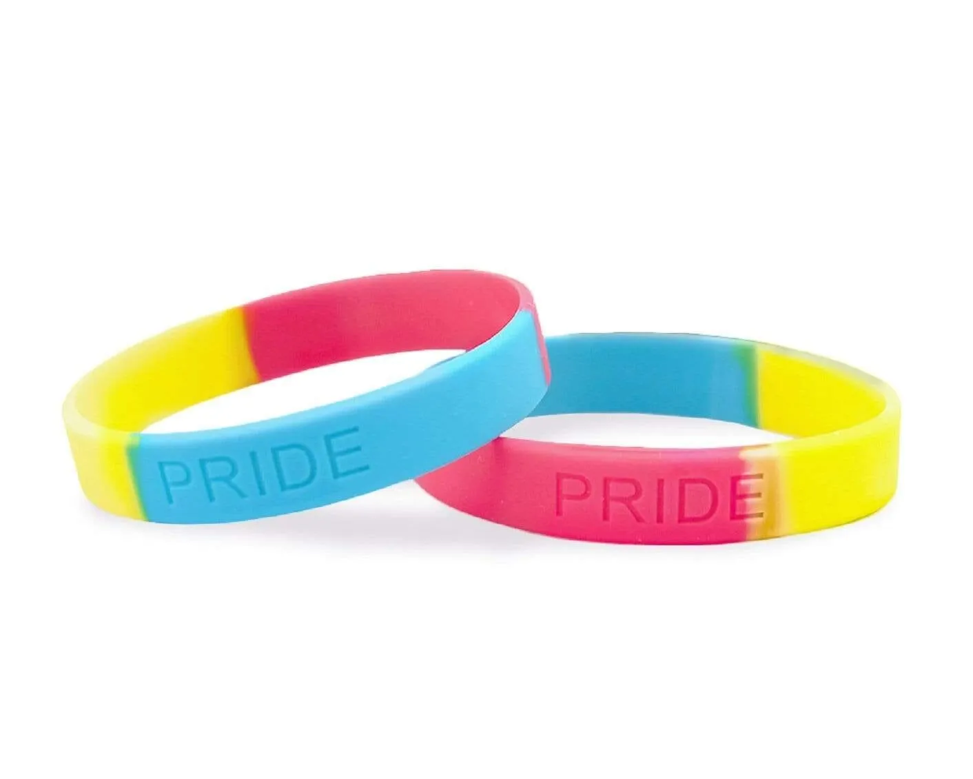 Pansexual PRIDE Silicone Bracelets