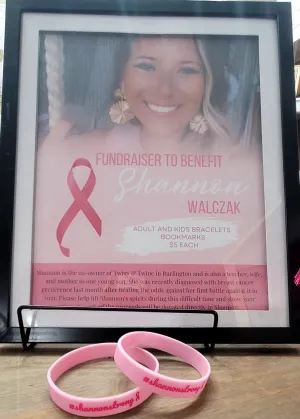 Pink Breast Cancer Awareness Bracelet To Benefit Shannon Walczak