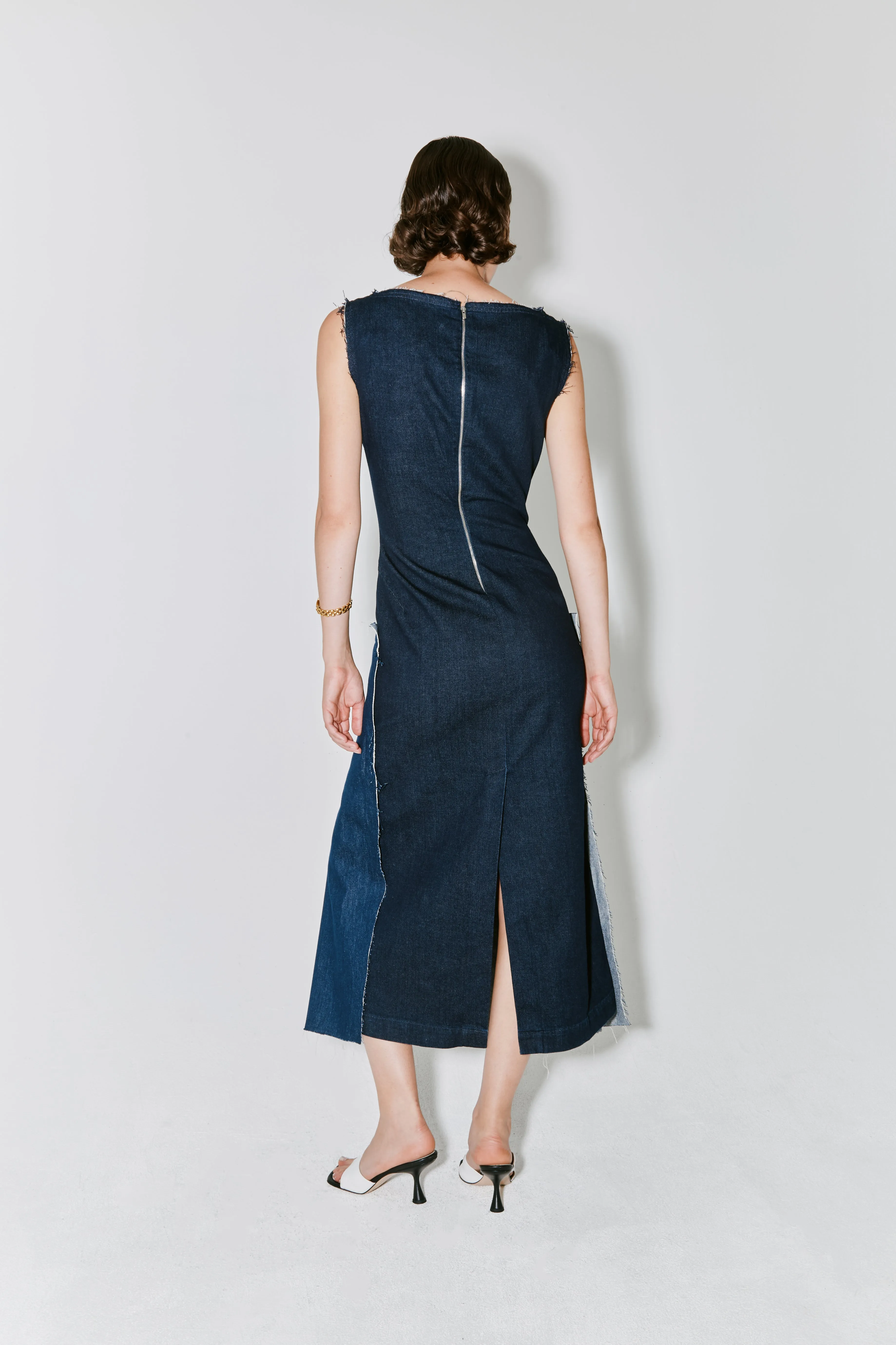 RODA dress blue