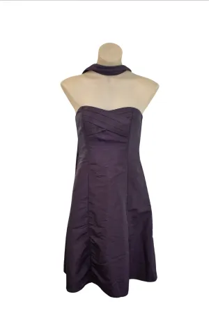 STAXS NZ made purple mini dress, 8