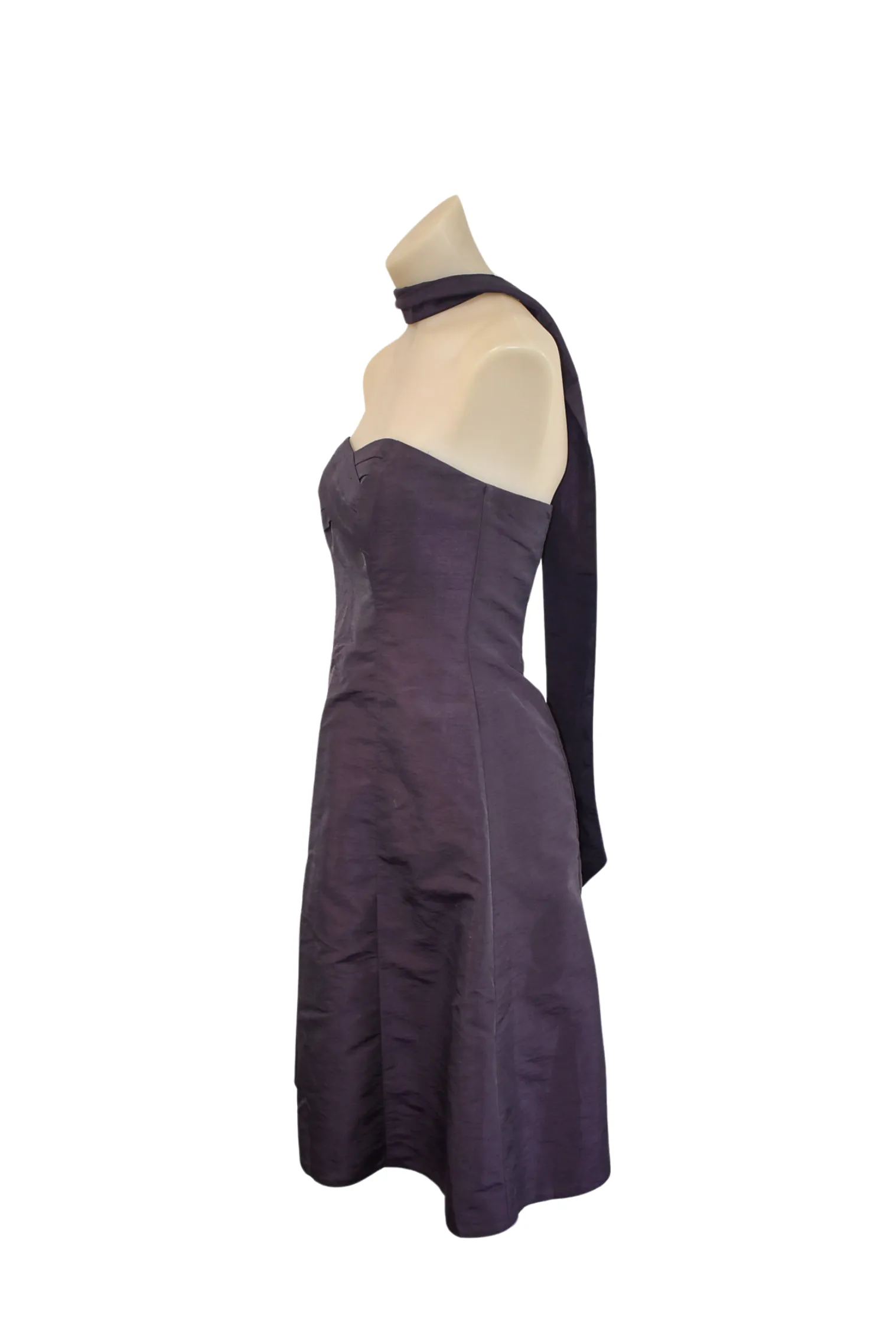 STAXS NZ made purple mini dress, 8