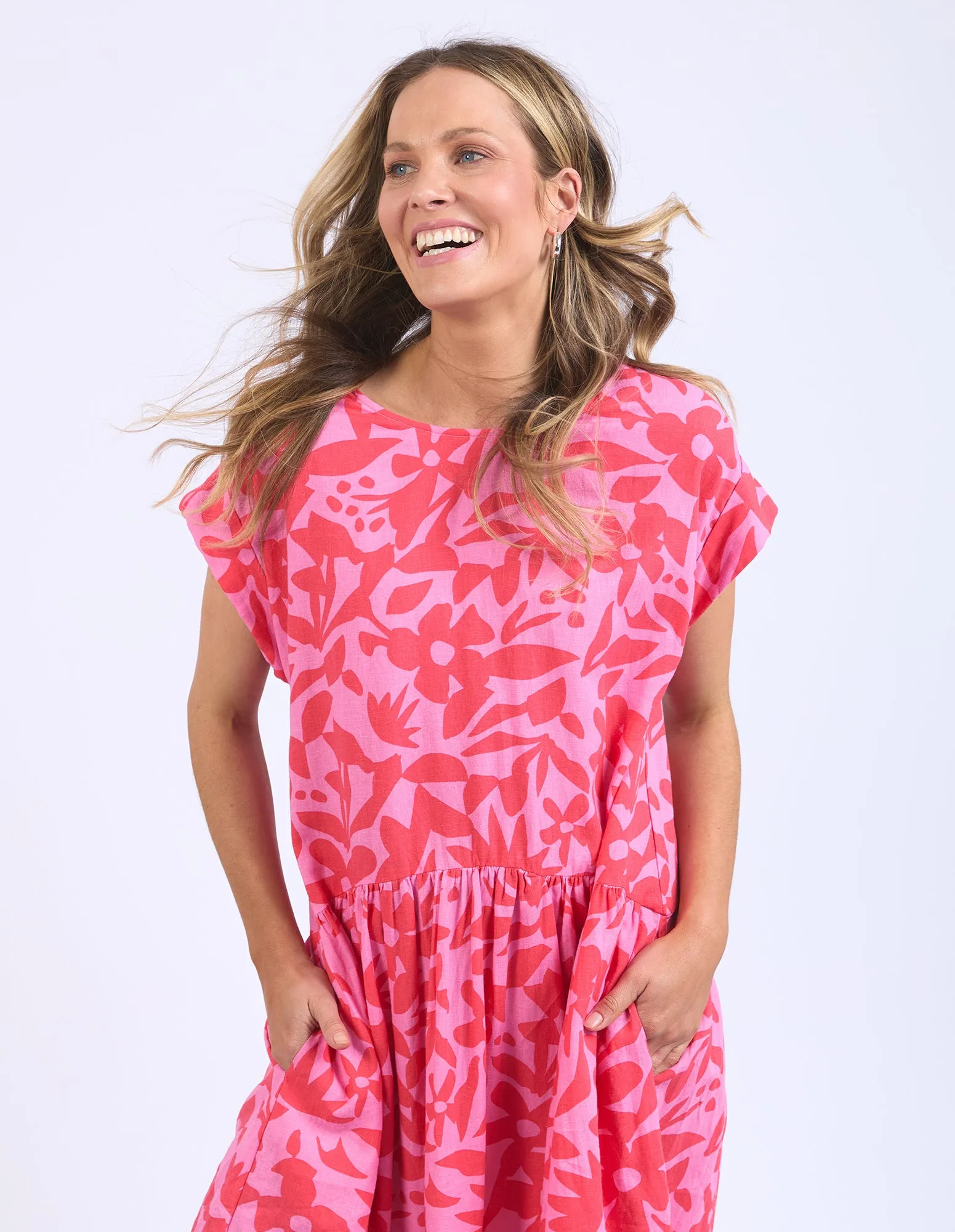 Sunset Hour Dress  - Strawberry