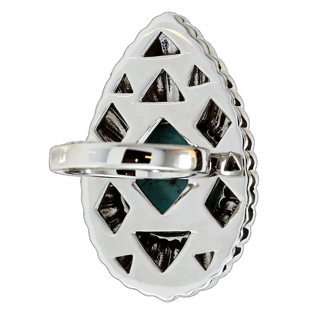 Turquoise Concho Ring