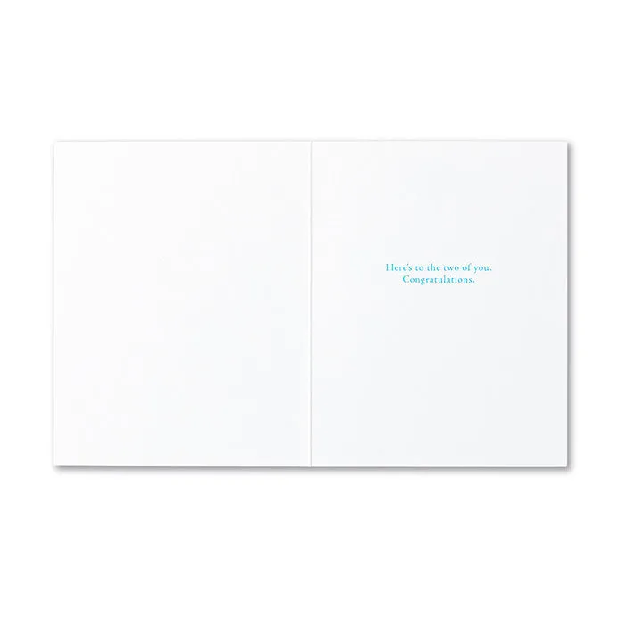 Wedding Card - "May you be happy always." - Honoré de Balzac